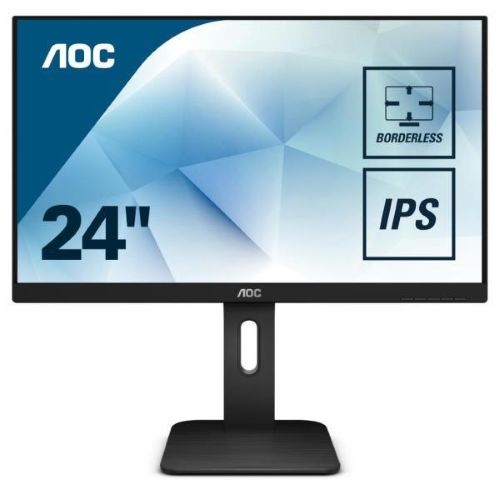 AOC PRO-LINE X24P1 24" LED IPS FORMATO 16:10 CONTRASTO 1.000:1 1.920x1.200px 1xVGA 1xHDMI 4xUSB-A 1xDISPLAY PORT ITALIA NERO